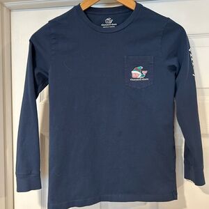 Vineyard Vines Navy Long Sleeve Shirt